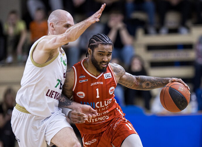 T.J.Starksas yra vienas lyderių Utenoje („Betsafe-LKL“ nuotr.)