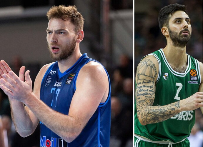 A.Labuckas su A.Perezu žaidė Rygoje (BNS nuotr.)