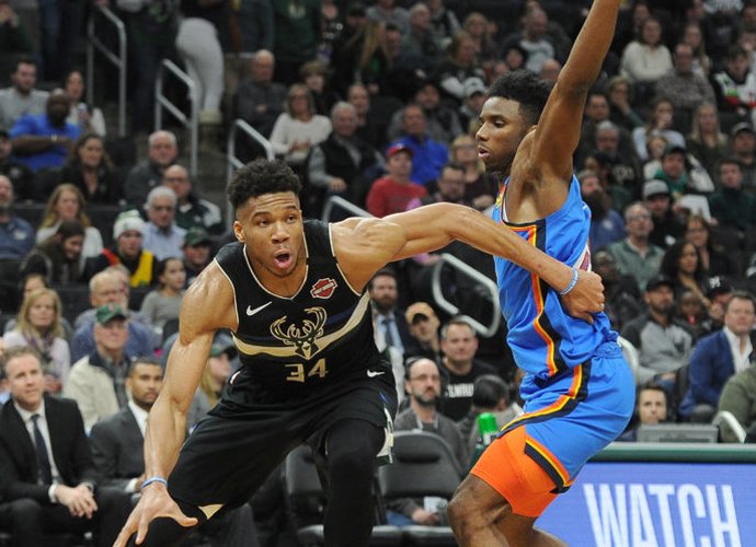G.Antetokounmpo varžovų negailėjo (Scanpix nuotr.)