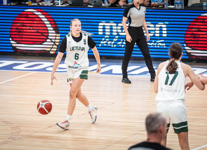 Lietuvės patyrė pralaimėjimą (FIBA Europe nuotr.)