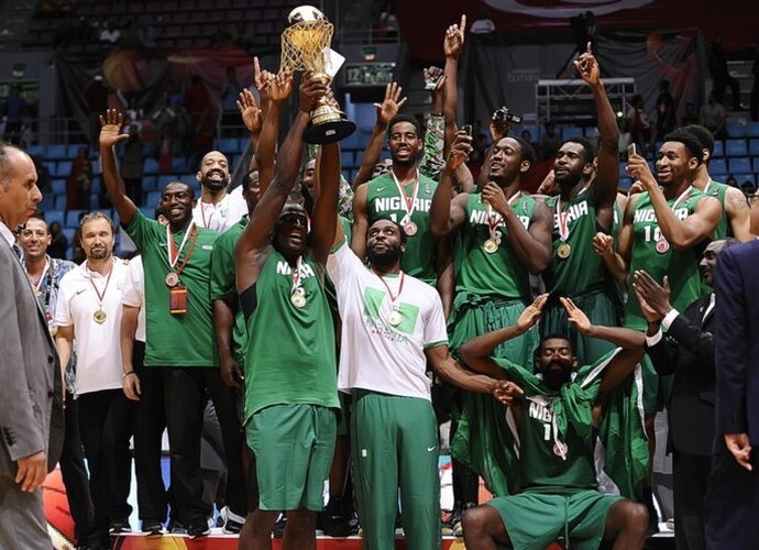 Nigerija pirmą kartą laimėjo Afrikos čempionatą (FIBA nuotr.)