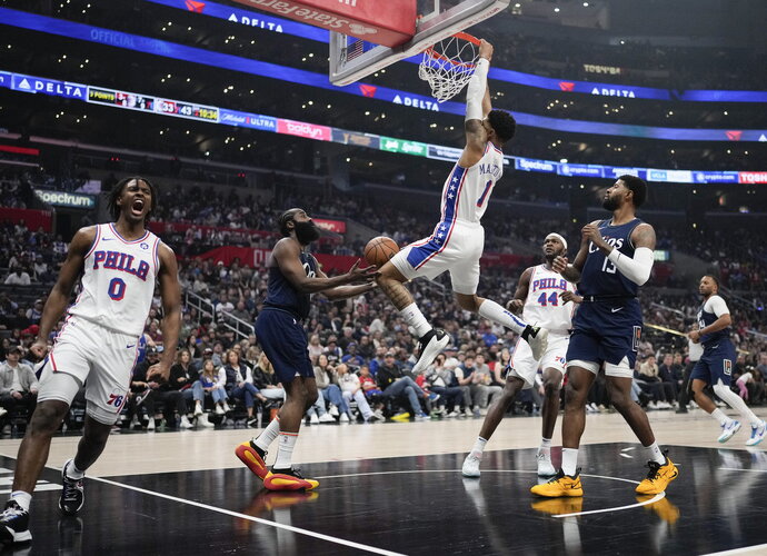„76ers“ pasismagino lemiamoje atkarpoje (Scanpix nuotr.)