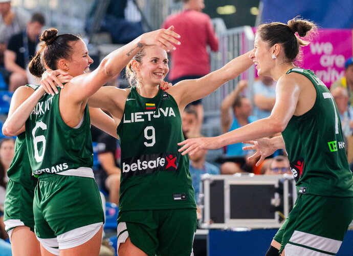 Lietuvės laimėjo vieną iš dviejų pratęsimų (Lietuvos 3x3 krepšinio asociacija)