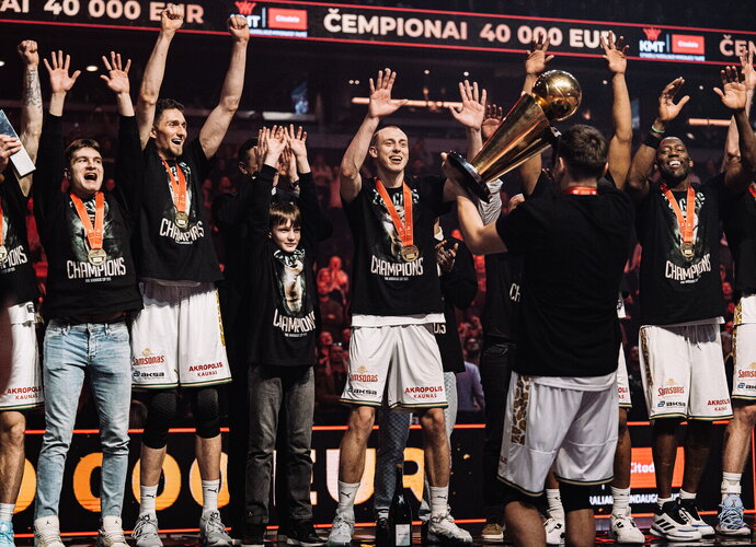 „Žalgiris“ – vienas iš vos penkių triumfavusių Eurolygos klubų („Betsafe-LKL“ nuotr.)