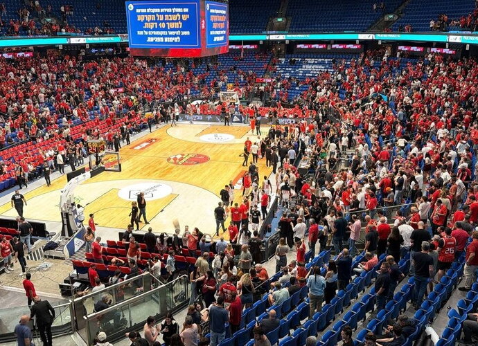 „Hapoel“ arena turi būti ištuštinta