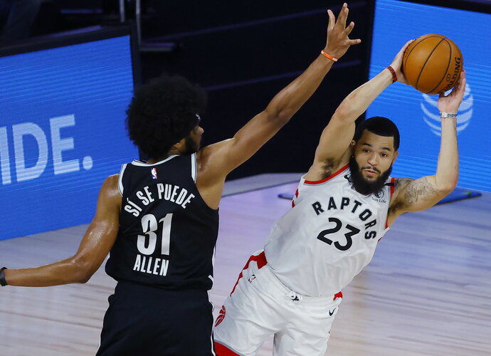 F.VanVleetas per savo karjerą kol kas žaidė tik „Raptors“ (Scanpix nuotr.)
