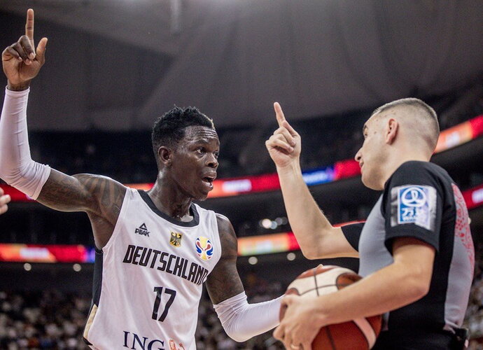 D.Schroderis buvo šalia trigubo dublio (FIBA nuotr.)