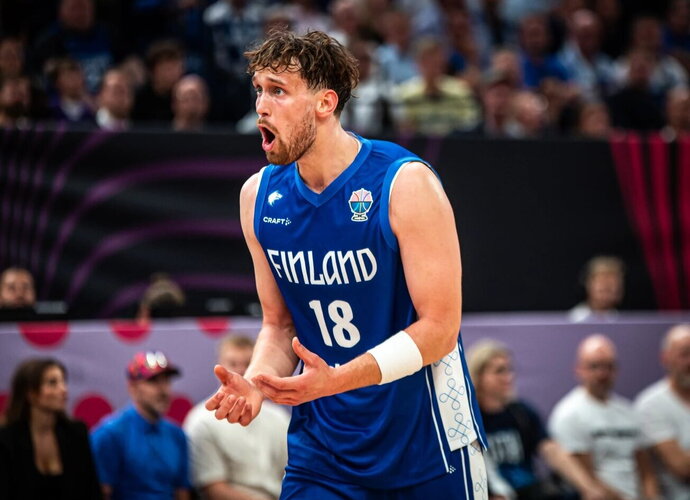 M.Jantunenas atsakė į R.Kurtinaičio pastabą teisėjams (FIBA Europe nuotr.)