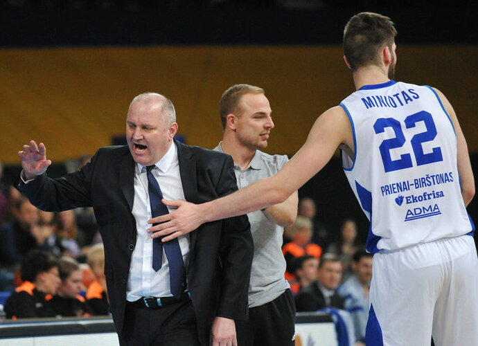 V.Šeškus pyko ant teisėjų (Josvydas Elinskas, Fotodiena.lt)