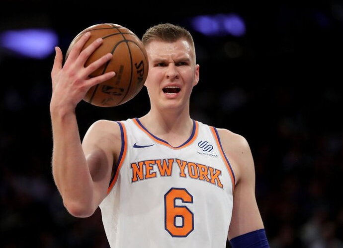K.Porzingis norėtų išbandyti jėgas atkrintamosiose (Scanpix nuotr.)