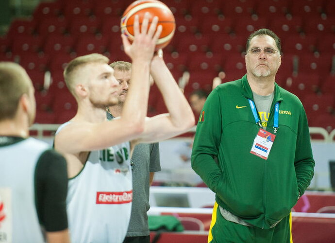 D.Sabonis sulaukė nemažai pagyrų iš trenerio ir komandos draugo (Edvardas Blaževičius, Fotodiena.lt)
