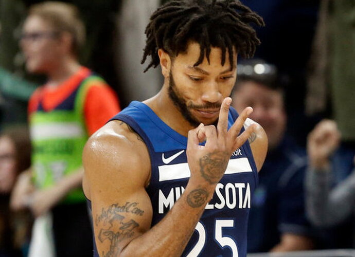 D.Rose'as turėtų likti Minesotoje (Scanpix nuotr.)