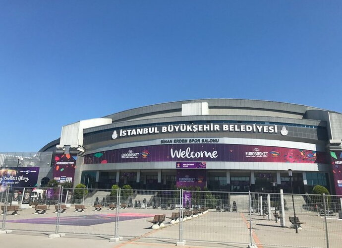 „Sinan Erdem“ arena priima stipriausias Europos čempionato komandas (Krepsinis.net nuotr.)