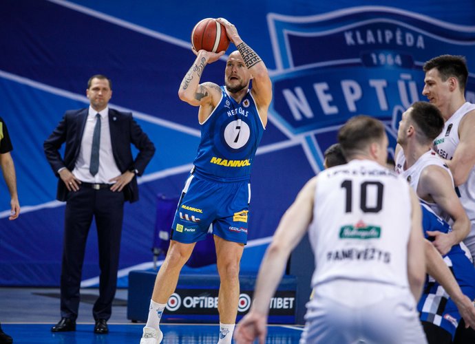 M.Mažeika pagal sužaistas minutes yra 10-as (BNS nuotr.)