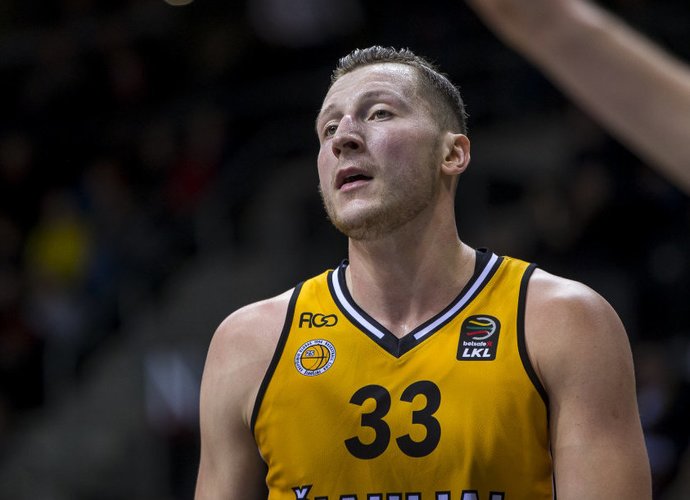 R.Gustys atkovojo net 9 kamuolius puolime (BNS nuotr.)