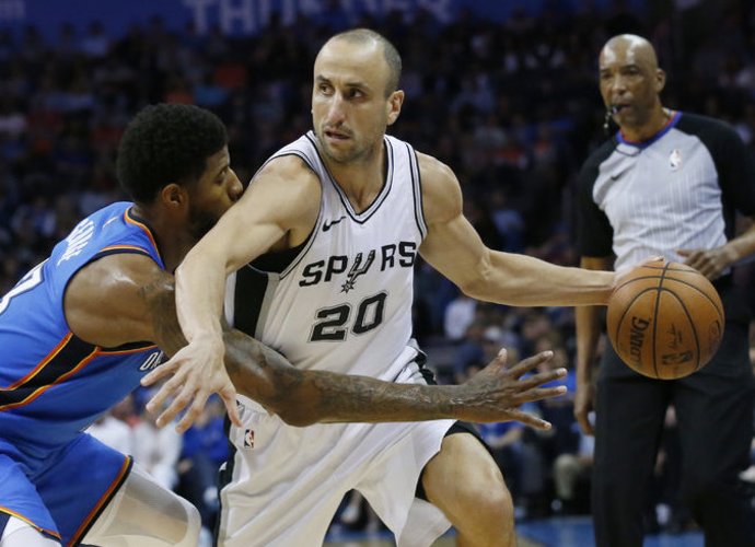 E.Ginobili yra vienas vyriausių NBA žaidėjų (Scanpix nuotr.)