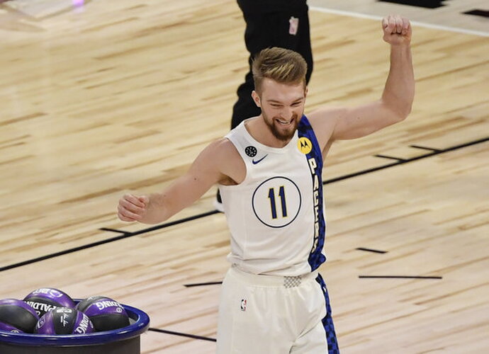 D.Sabonis savotiškai prisidėjo ir prie „Lakers“ istorijos (Scanpix nuotr.)