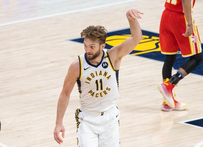 D.Sabonis parodė taiklią rankelę (Scanpix nuotr.)
