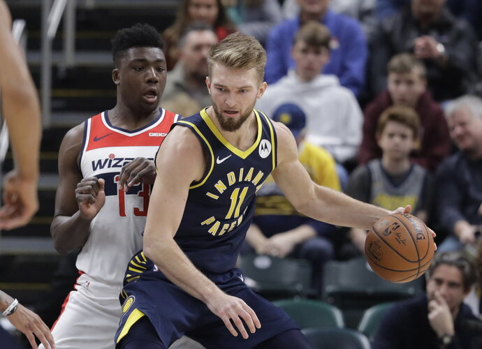D.Sabonis taip pat atliko 7 rezultatyvius perdavimus (Scanpix nuotr.)
