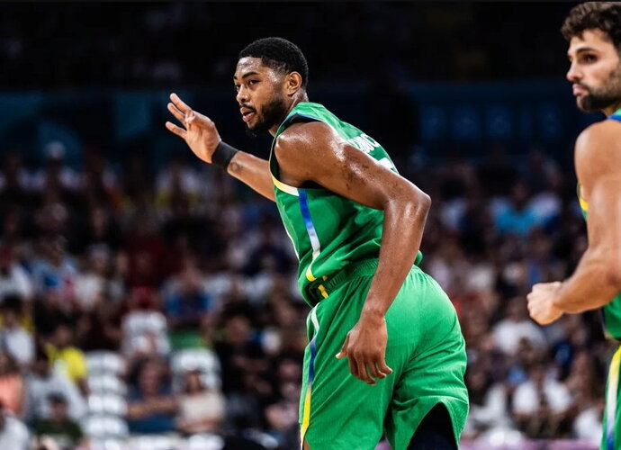 B.Caboclo palieka Belgradą (FIBA nuotr.)