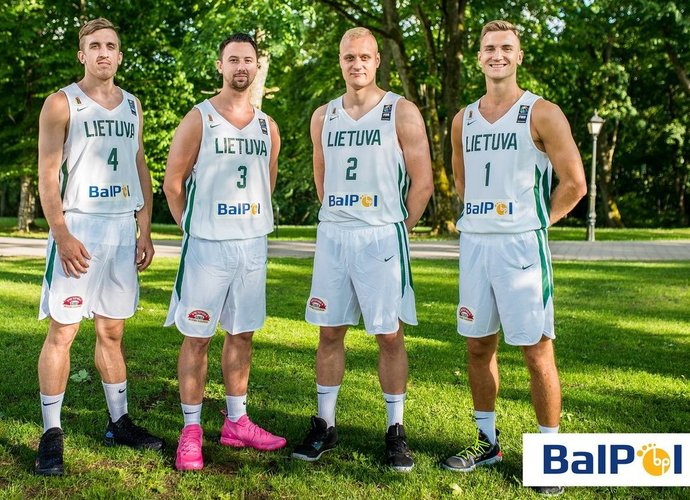 Lietuvos 3x3 rinktinė atrodys taip (Lino Žemgulio nuotr.)