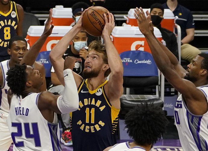 D.Sabonis vėl išsiskyrė dvigubu dubliu (Scanpix nuotr.)
