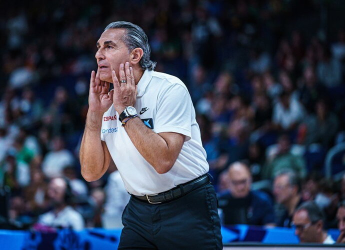 S.Scariolo lieka prie ispanų vairo (FIBA Europe nuotr.)