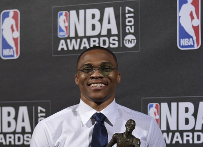R.Westbrookas taps brangiausiu lygos krepšininku (Scanpix nuotr.)