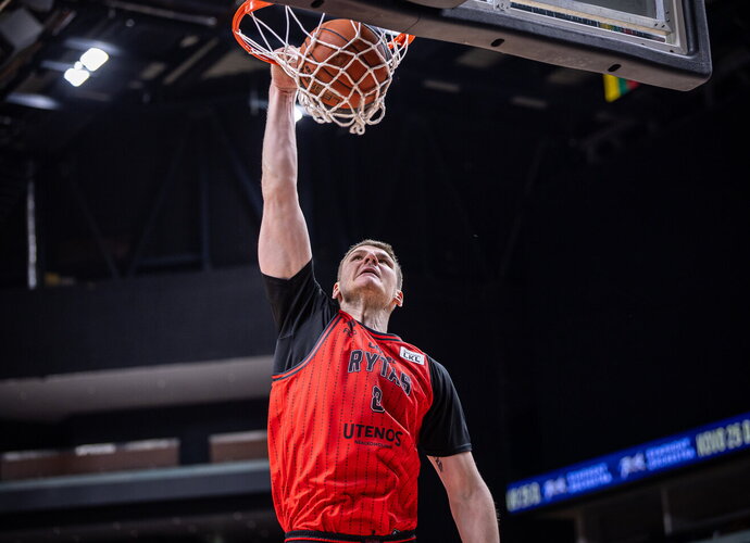 A.Gudaitis ir „Rytas“ dominavo Jonavoje (Foto: „LKL, kurią remia „Betsson“)