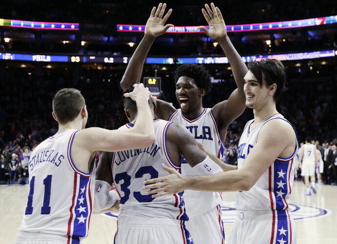 „76ers“ pasiekė dramatišką pergalę (Scanpix nuotr.)