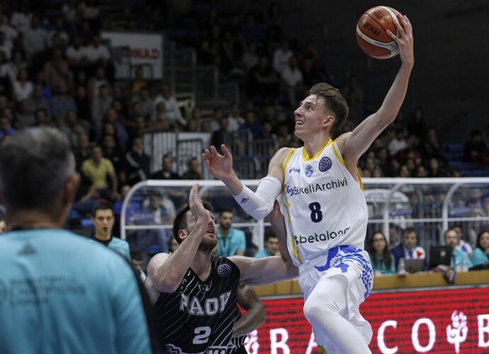 Devyniolikmetis A.Kulboka ir vėl buvo vienas savo komandos lyderių (FIBA Europe nuotr.)