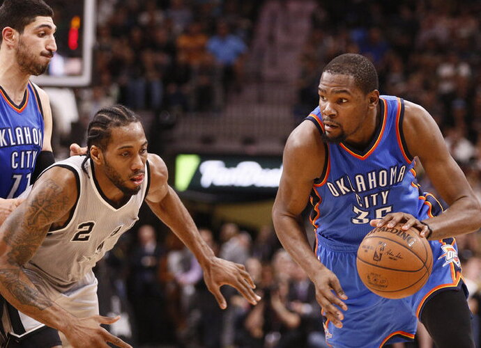 „Spurs“ ir „Thunder“ serija turėtų būti tikra atgaiva (Scanpix)
