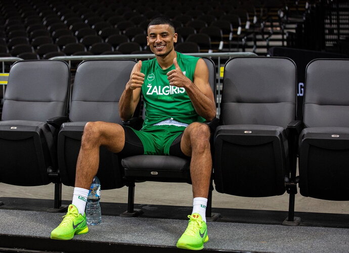 T.Websteris prisijungė prie komandos (www.zalgiris.lt nuotr.)