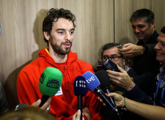 Pau Gasolis sakė, kad lietuviai nusipelnė pagarbos (Fotodiena.lt)