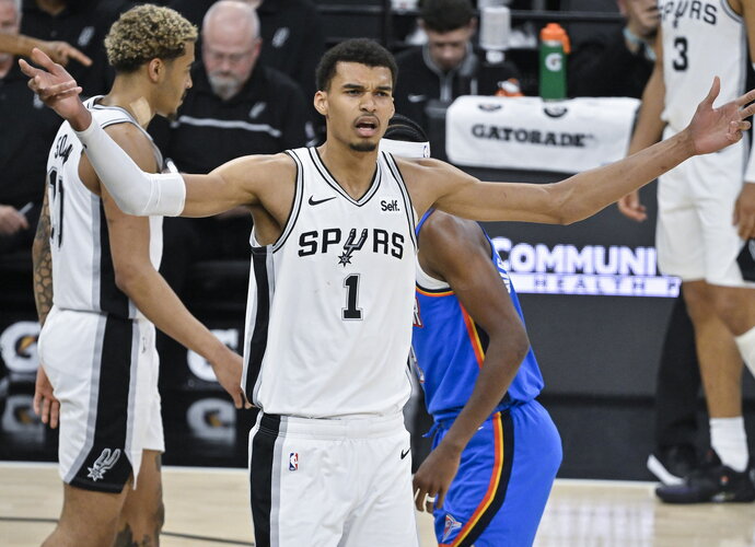 V.Wembanyama įsiveržė tarp NBA žvaigždžių (Scanpix nuotr.)