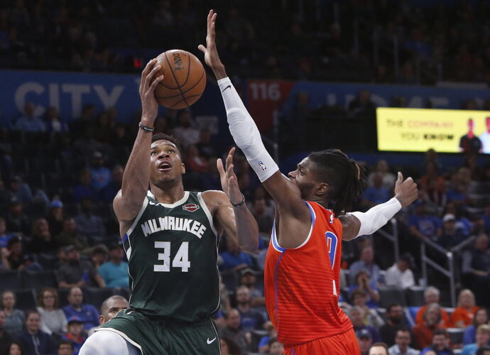 G.Antetokounmpo sužaidė permainingai (Scanpix nuotr.)