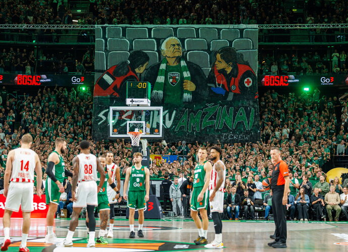 „Žalgiris“ išplatino pranešimą (BNS nuotr.)