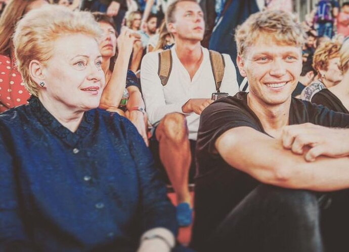 D.Grybauskaitė nepraleido progos susitikti su lietuviu (Facebook nuotr.)
