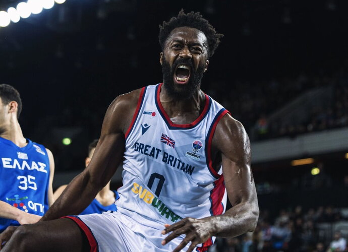 G.Olaseni vis dar yra Didžiosios Britanijos rinktinės veidas (FIBA Europe nuotr.)