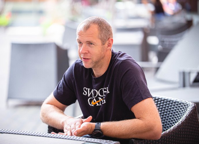 R.Šiškauskas aukštaūgiais yra patenkintas (FOTO: Ernesta Vaitkevičiūtė)