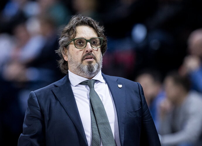 A.Trinchieri turėjo priekaištų teisėjams („Betsafe-LKL“ nuotr.)