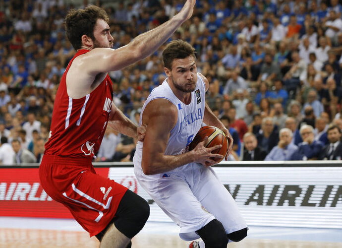 D.Gallinari buvo rezultatyviausias Italijos komandoje (Scanpix nuotr.)
