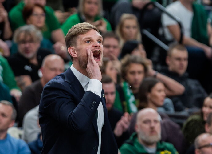 T.Sabonis vieną iš metimų atliko tėčio garbei (BNS nuotr.)