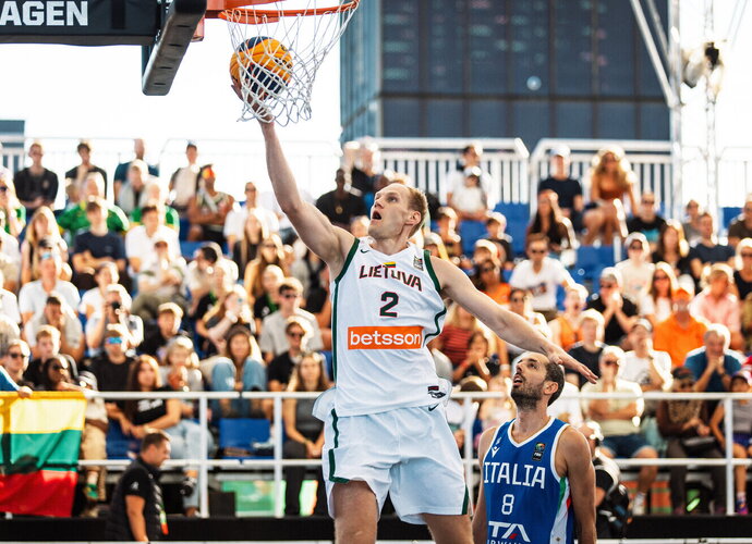 I.Vaitkus atstovaus Lietuvos rinktinei (Lietuvos 3x3 krepšinio asociacija)