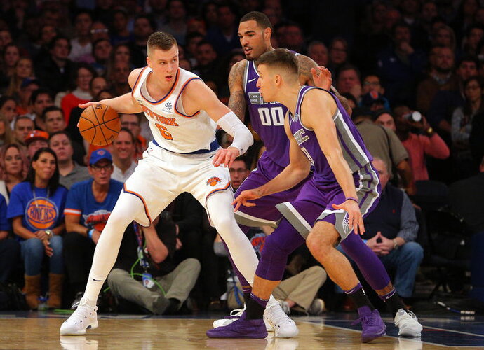 K.Porzingis įmetė 34 taškus (Scanpix nuotr.)