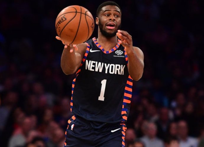 E.Mudiay’us vedė „Knicks“ į pergalę (Scanpix nuotr.)