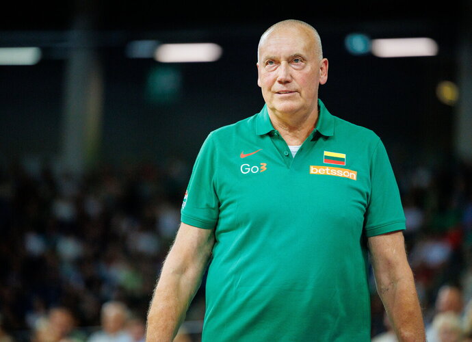 R.Kurtinaitis įvertino pirmąjį rinktinės mačą (BNS nuotr.)