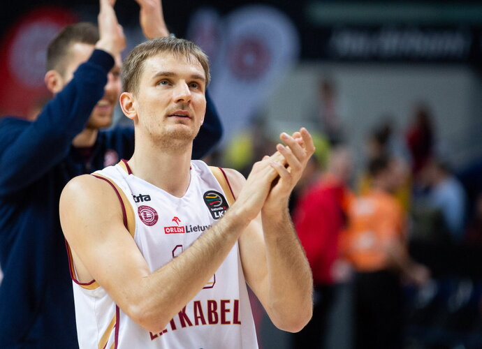 V.Kariniauskas Graikijoje žaidė lyg net nebūtų išvykęs (BNS nuotr.)