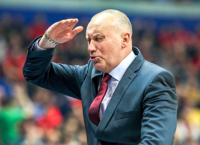 R.Kurtinaitis turėjo galvos skausmo su legionieriais Vilniuje (BNS nuotr.)
