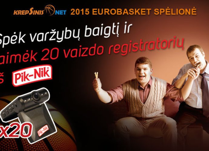 Krepsinis.net pristato „Pik-Nik“ Europos čempionato spėlionę 